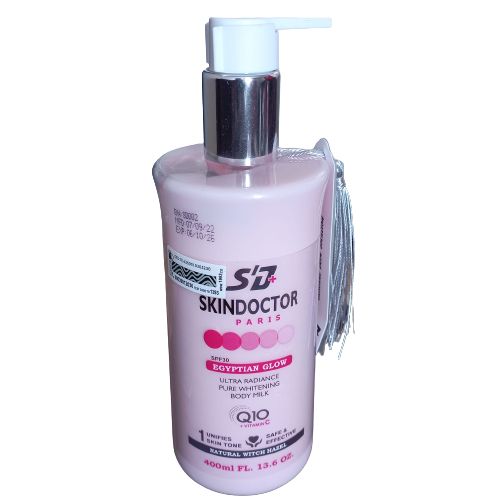 Skin Doctor Egyptian Glow Body Lotion. Fades Dark Spots, Scars & Exfoliates