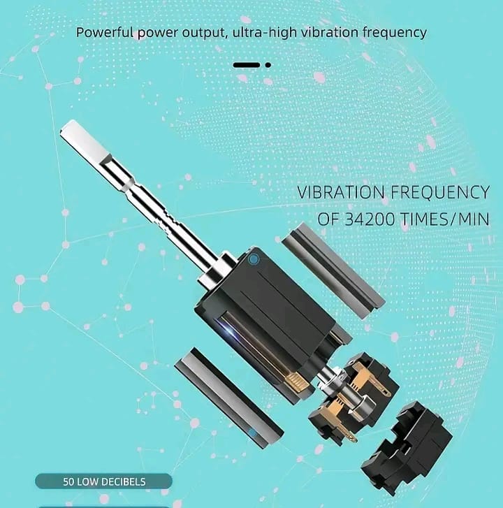 Ultrasonic Electric Toothbrush USB Charging Intelligent Timed Reminder With 6 Cleaning Modes 4 Brush Heads IPX7 Waterproof Powerful Cleaning Electric toothbrushes