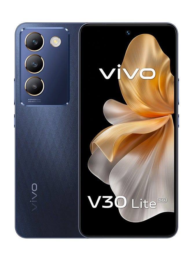 VIVO V30 Lite 256GB ROM UPTO 16GB ROM(8+8GB EXTENDABLE) 6.67''120Hz Amoled Display Snapdragon 695 SoC 64 +8 +2MP Camera 50MP Selfie Camera Dual Sim 80W + 5000mAh Smart Phone