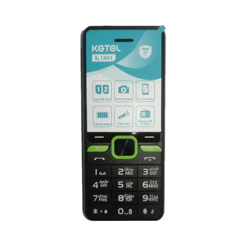 Kgtel K1801 Phone Wireless Fm, Torchlight, Dual SIM FEATURED PHONE