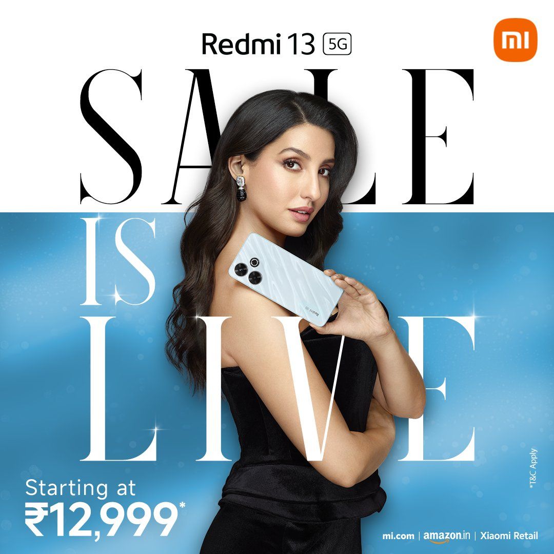 [New launch] XIAOMI Redmi 13 8GB RAM+256GB 6.79" Display Phones 108MP + 2MP Super Clear Main Camera 5030mAh Battery 33W Charging Android 14 Smart Phones