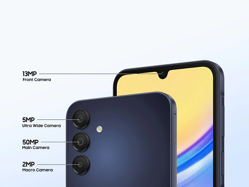 Brand New Samsung Galaxy A15 256GB+8GB 50MP Triple Camera Mediatek Helio G99 6.5" 90Hz Display Android 14 25W 5000mAh Type-C Charge Smart Phones