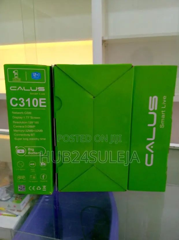 CALUS C310E phone 1.77" screen 2500mAh 5C Battery wireless FM Torch light dual sim bright torch CALUS smart live featured phone