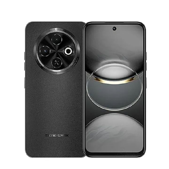 New Arrival TECNO SPARK 30C 128GB +8(4+4)GB 120Hz 6.6" Dynamic Port 50MP Stereo Dual Speakers 5000mAh 18W Type-C Dual SIM 4G Smart Phones Side Fingerprint