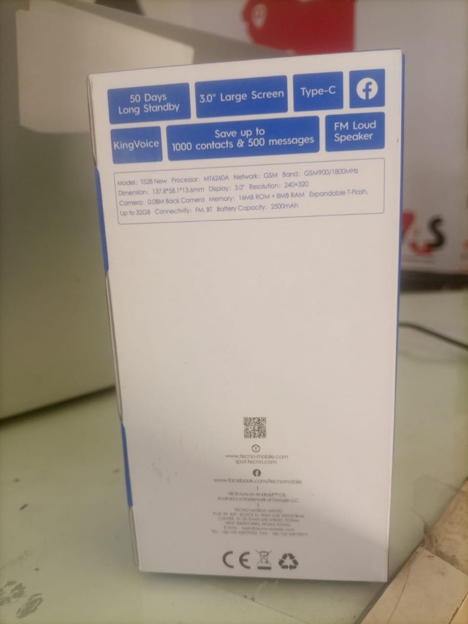 Tecno T528 - 3.0Inch, Radio, Opera Mini, Battery 2500mAH