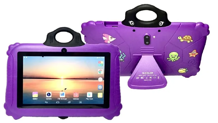 S-Color 7" HD Display Smart Tablet PC Male kids 10 Pro 6GB RAM 256GB Storage 13MP+ 8MP Camera Face Unlock 5000mAh Battery TABLETS