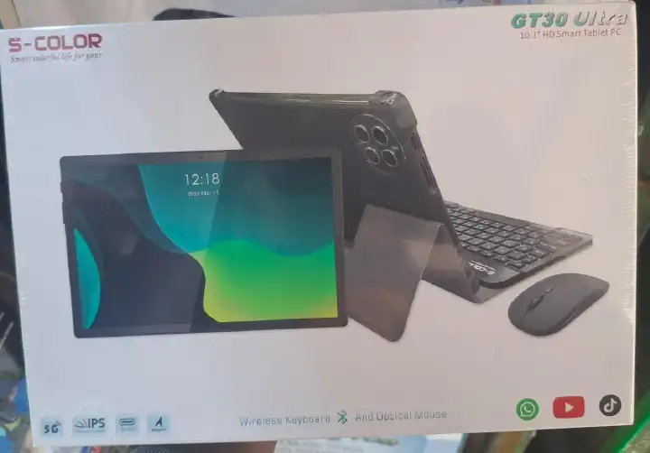 GT30 Ultra 10.1" HD Smart Tablet PC 5G Dual Sim Android 13 16Gb + 512 GB front camera 13.0 MP +back camera 30.0 MP Battery: 10000mAh Super large battery BRAND NEW ANDROID TABLETS