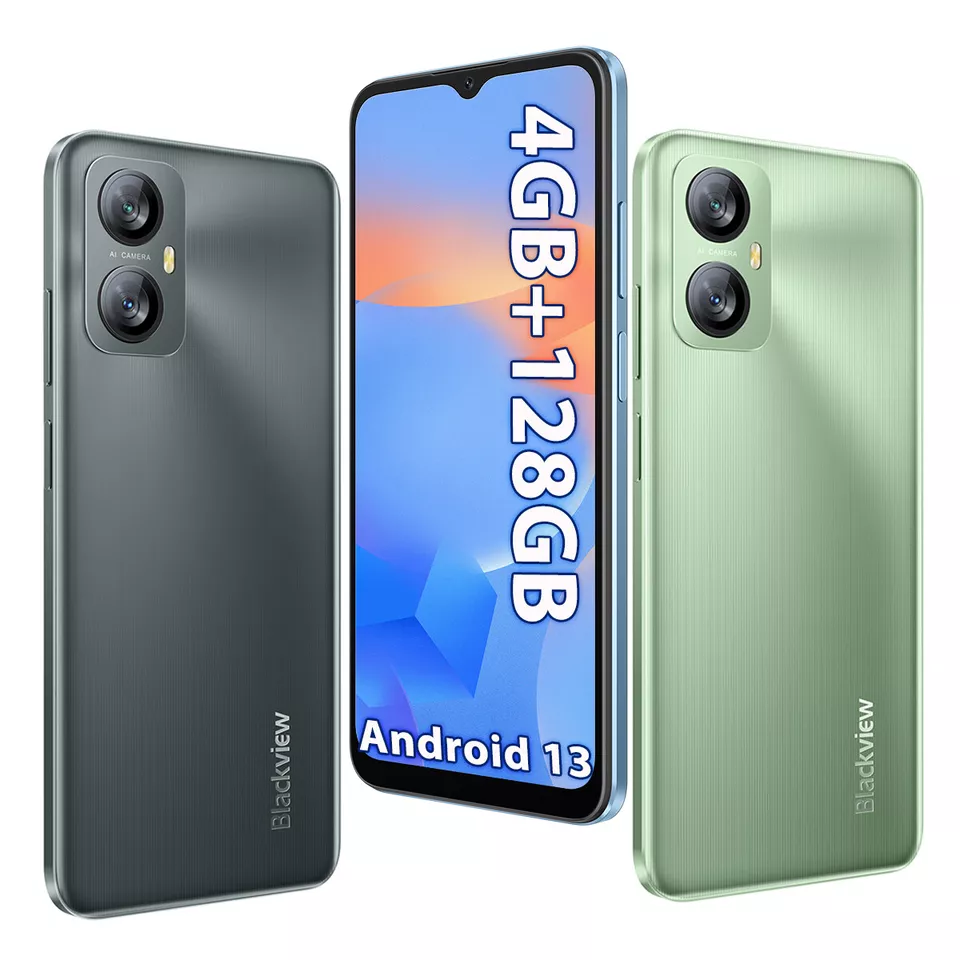 Blackview A52 Pro 4GB+128GB 6.52 Inch Android 13 4G OTG Fingerprint Identification Smartphone - 13MP+0.8MP 5MP Camera 5180 mAh Type C Charge Battery Smart Phone