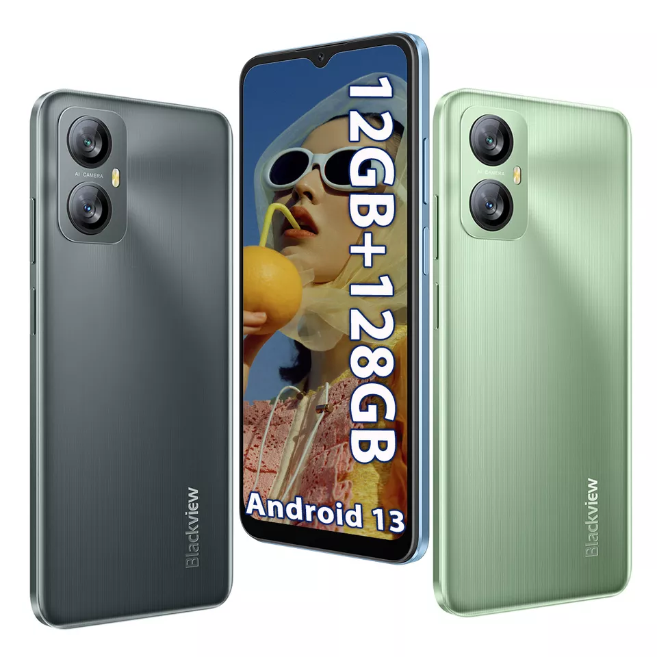 Blackview A52 Pro 6GB+128GB 6.52 Inch Android 13 4G OTG Fingerprint Identification Smartphone - 13MP+0.8MP 5MP Camera 5180 mAh Type C Charge Battery Smart Phone