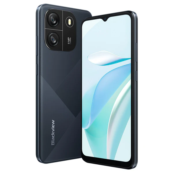 Blackview Wave 6C Smartphone 2GB RAM+32GB ROM 6.5 Inches HD+IPS (Dual SIM), 5100mAh battery 8Mp main camera +5.0 selfie processor octacore 120Hz refresh rate Face unlock Android 13 Smartphone