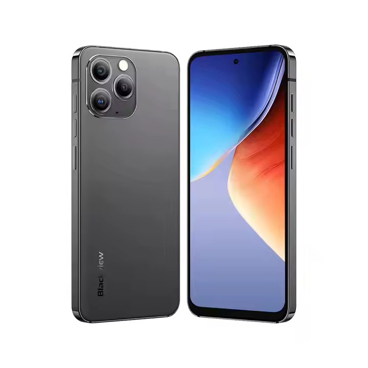Blackview A96 12GB+256GB 6.5 Inches 48MP+8MP+16MP Camera Android 13 Fingerprint Identification Smartphone Helio G99 4380 mAh Mobile Phone 6.5'' 2.4K Display With 120Hz smartphone