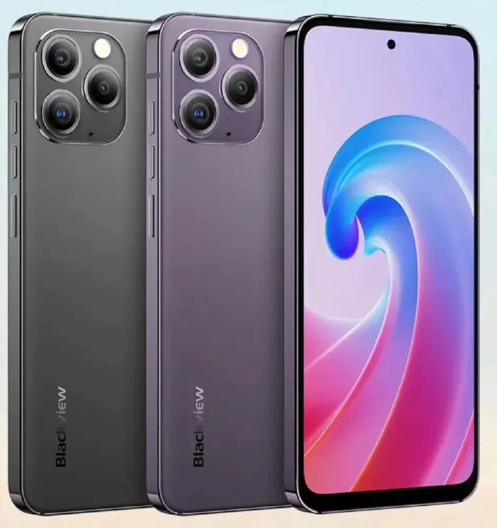 Blackview A96 12GB+256GB 6.5 Inches 48MP+8MP+16MP Camera Android 13 Fingerprint Identification Smartphone Helio G99 4380 mAh Mobile Phone 6.5'' 2.4K Display With 120Hz smartphone