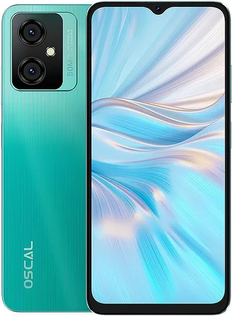 Blackview OSCAL C70 6GB+128GB 6.6 Inch Android 12 4G 50MP+2MP+8MP Camera 5180mAh battery processor Octa-core Unisoc T606 120Hz refreshrate 4G Network Fingerprint Identification Smartphone