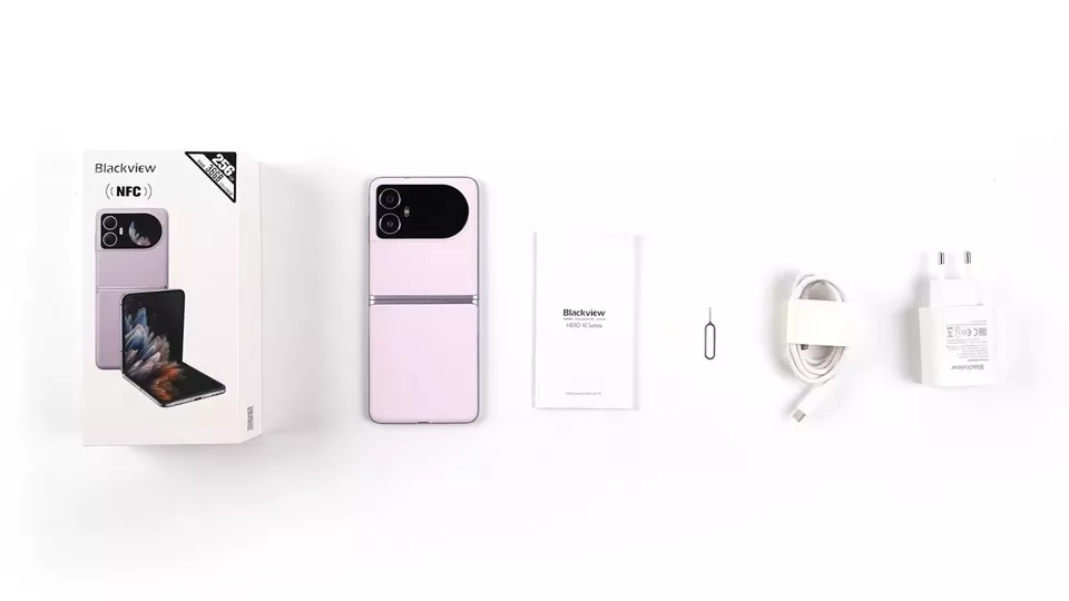 Blackview HERO 10 smartphone Android 13 AMOLED 12GB + 256GB 108MP+32 MP CAMERA Mediatek Helio G99 (6 nm) Octa-core 4G Network 6.9 inch AMOLED Folding Display 4000mAh battery 45W Fast charge SMARTPHONE
