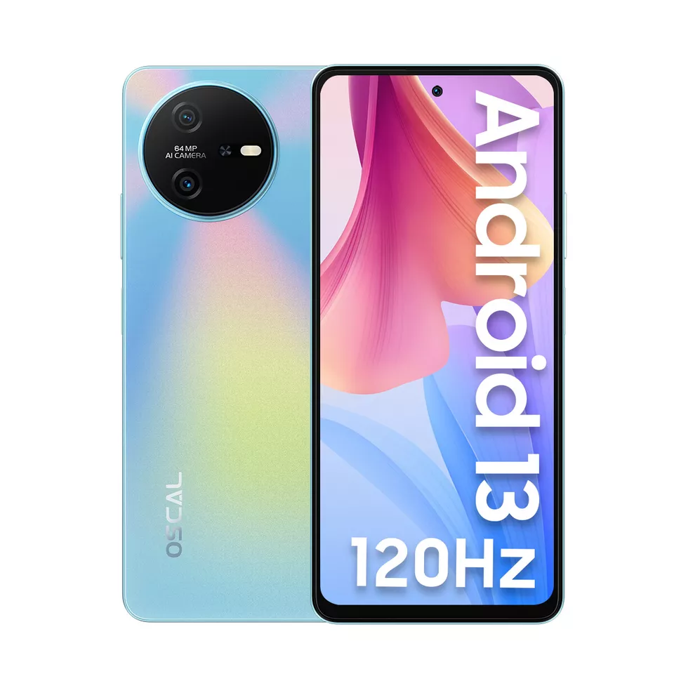 BRAND NEW Blackview OSCAL TIGER 12, 6.78 INCHES,  8G BRAM,+ 128GB ROM, 5000mAh BATTERY, 64MP BACK CAMERA + 13 MP FRONT CAMERA, DUAL SIM, ANDROID 13 SMARTPHONE