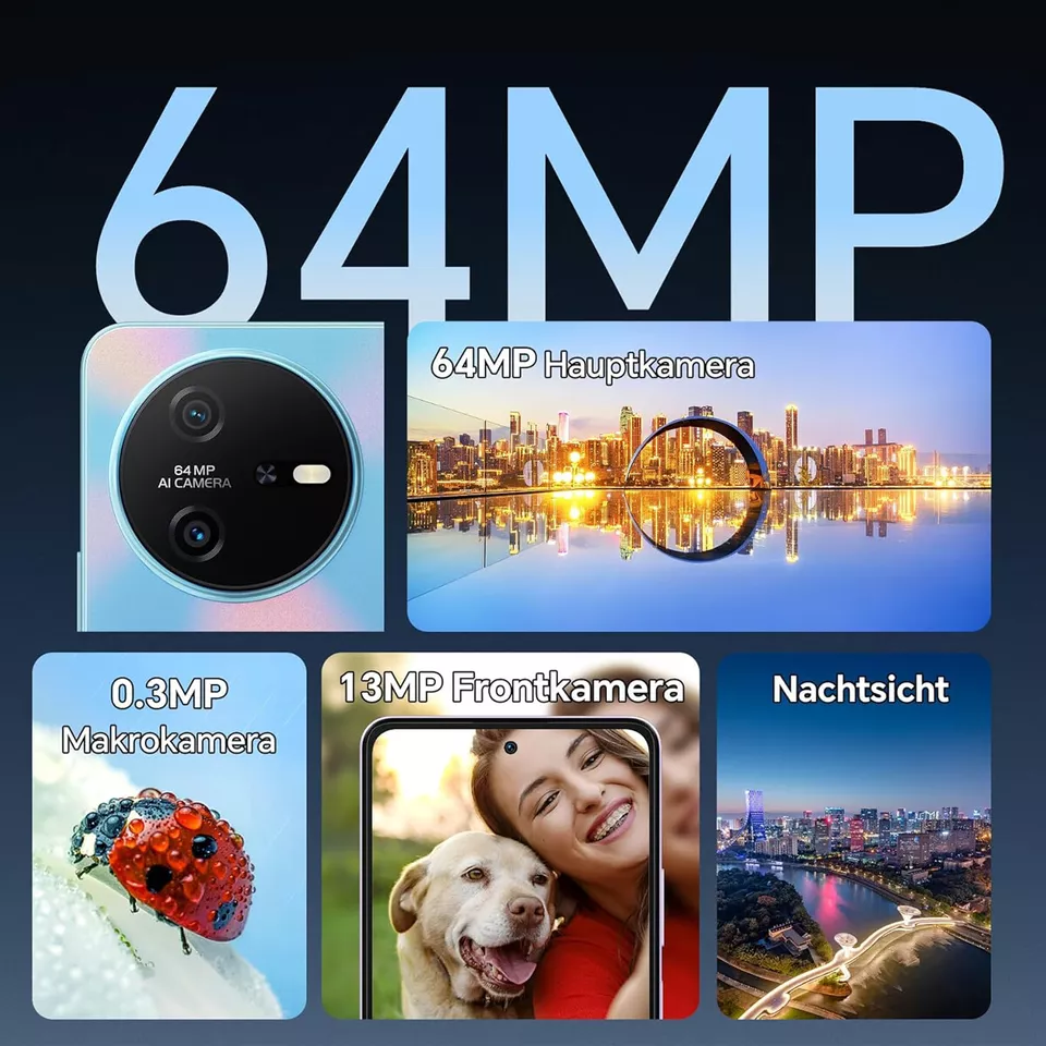 BRAND NEW Blackview OSCAL TIGER 12, 6.78 INCHES,  8G BRAM,+ 128GB ROM, 5000mAh BATTERY, 64MP BACK CAMERA + 13 MP FRONT CAMERA, DUAL SIM, ANDROID 13 SMARTPHONE