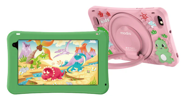 Modio M796 Kids Android Tablet – 6GB RAM + 256GB Storage, 7-Inch Educational and Entertainment Device with Parental Controls 7-inch HD display 5G WIFI connectivity  4000mAh battery ANDROID TABLETS