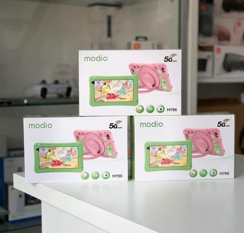 Modio M796 Kids Android Tablet – 6GB RAM + 256GB Storage, 7-Inch Educational and Entertainment Device with Parental Controls 7-inch HD display 5G WIFI connectivity  4000mAh battery ANDROID TABLETS
