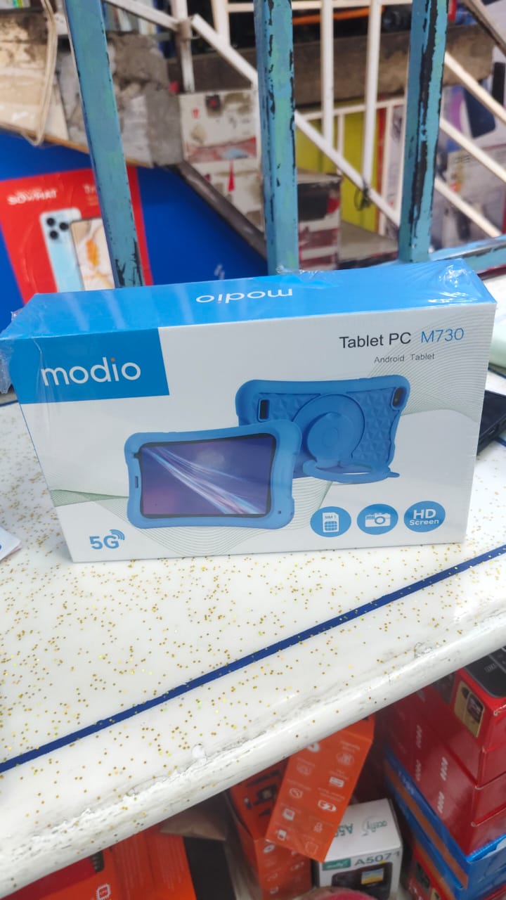 Modio M730 Kids Tablet 6GB RAM + 128GB Storage,  Educational and Entertainment Device with Parental Controls 7-inch HD display 5G WIFI connectivity 5MP front +8.0 Mp 4000mAh battery Android tablet