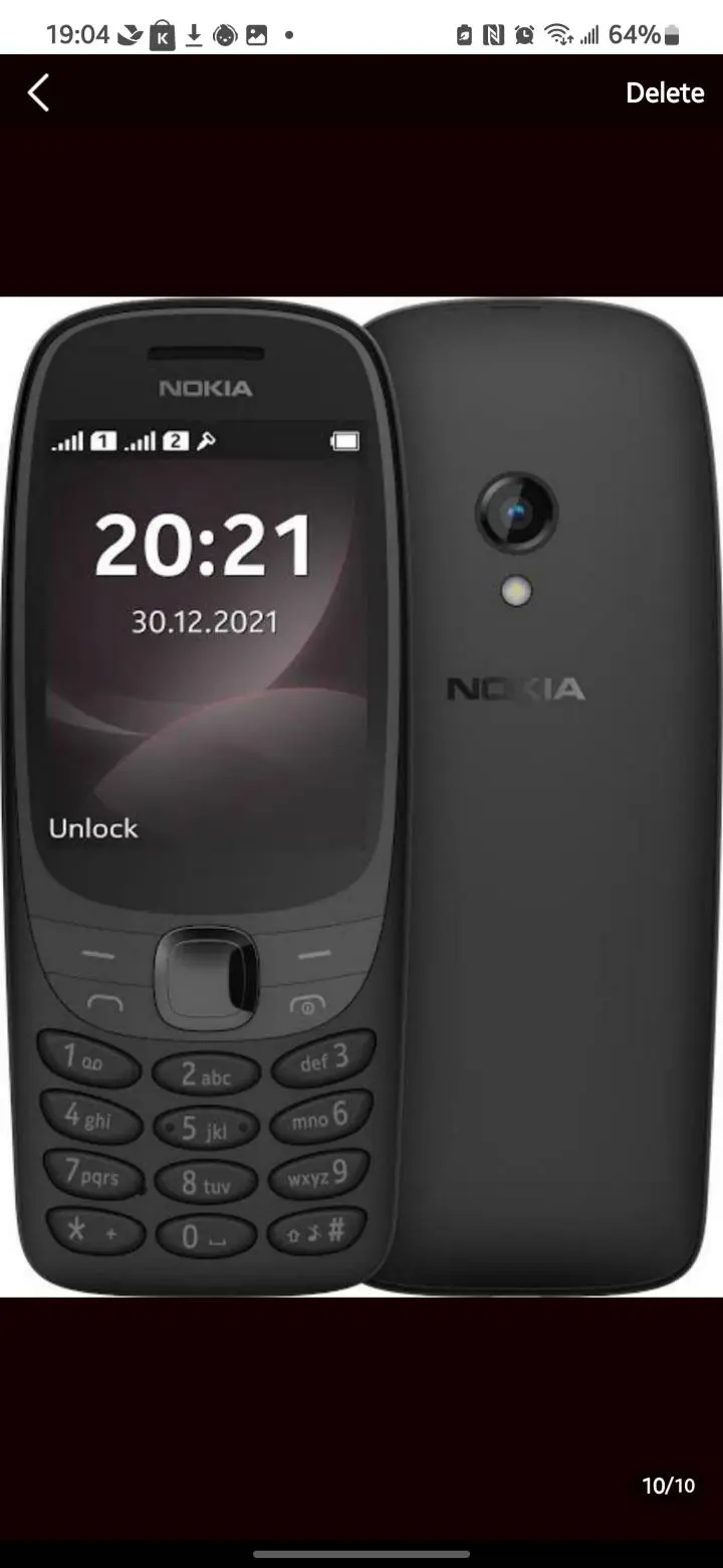 New NOKIA 6310. Dual Sim, wireless fm, rear camera flash,8 MB RAM, 16 MB inbuilt 1450 mAh Battery 2.8 inches, 160 x 240 px Display 0.3 MP Rear Camera Memory Card Supported Featured phone