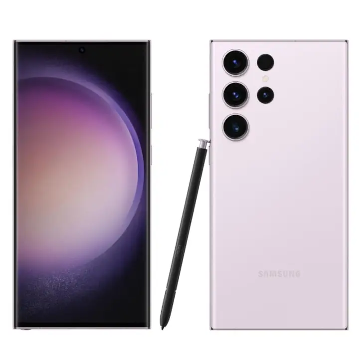 Samsung galaxy S23 ultra 5g Display: 6.8-inch Dynamic AMOLED, Edge Screen 120Hz Adaptive Refresh Rate  512GB + 12GB RAM 200 MP Main camera 12.0 mp selfie 5000 mAh battery capacity smart phones