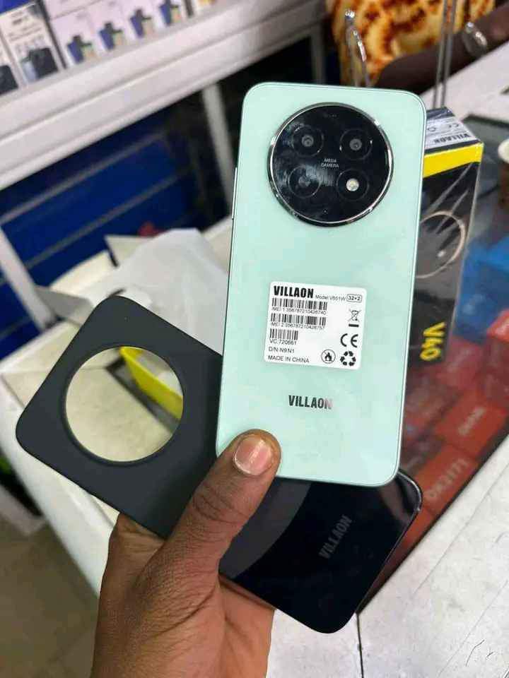 VILLAON V40 6.52" HD+ Waterdrop FullScreen display 32GB+4GB ROM- 4000mAh Battery capacity 8MP Main camera 5.0MP Selfie 4G LTE-Dual sim Android 13 -GO Edition Fingerprint unlock SMART PHONES