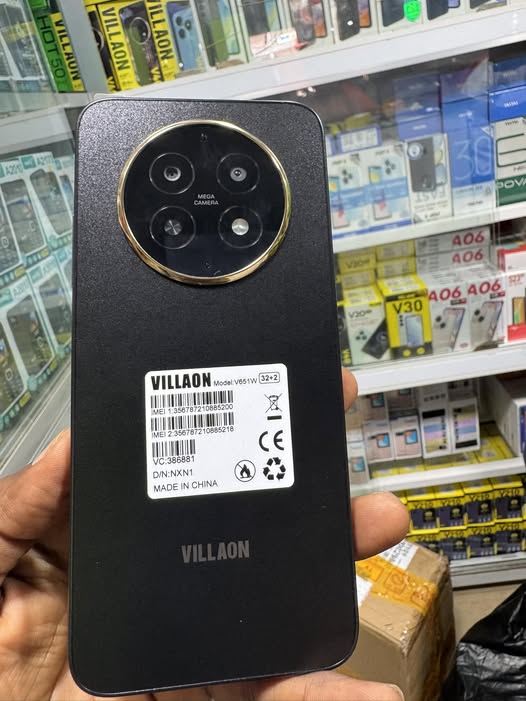 VILLAON V40 6.52" HD+ Waterdrop FullScreen display 32GB+4GB ROM- 4000mAh Battery capacity 8MP Main camera 5.0MP Selfie 4G LTE-Dual sim Android 13 -GO Edition Fingerprint unlock SMART PHONES