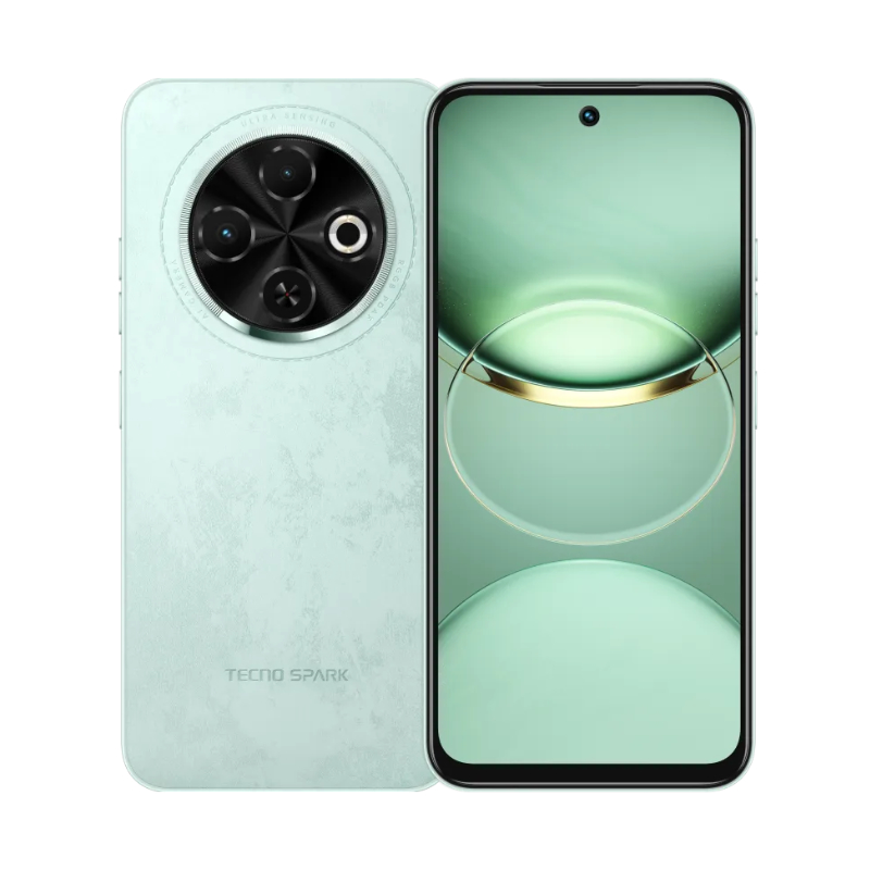 New Arrival TECNO SPARK 30C 128GB +8(4+4)GB 120Hz 6.6" Dynamic Port 50MP Stereo Dual Speakers 5000mAh 18W Type-C Dual SIM 4G Smart Phones Side Fingerprint