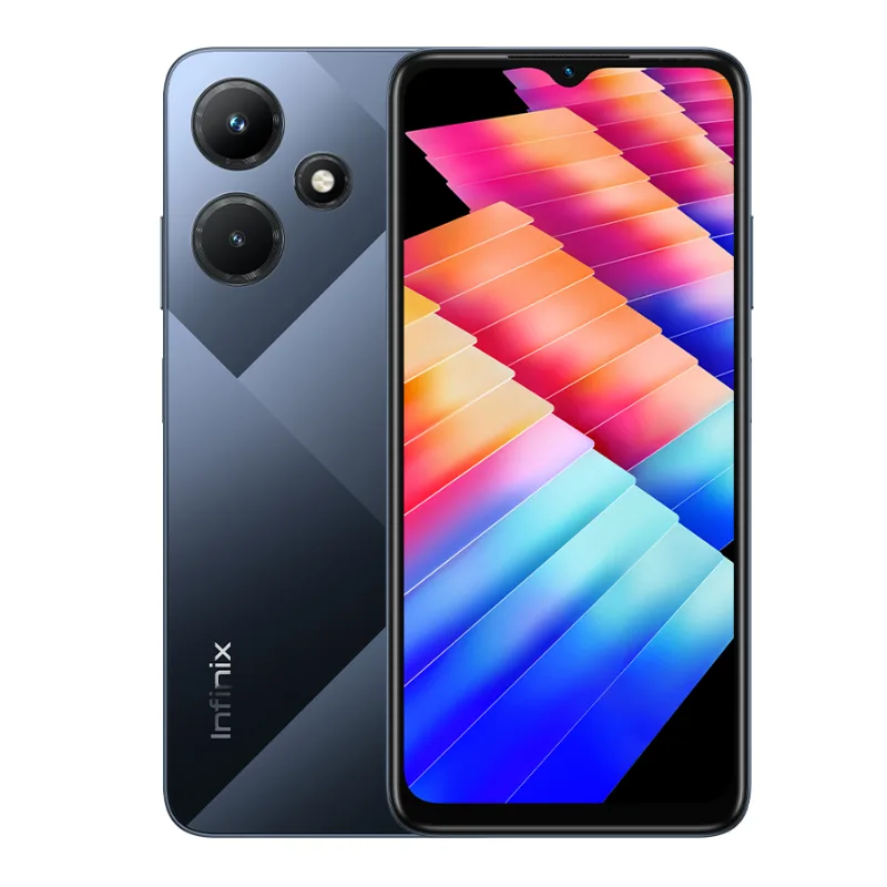 Infinix Hot 30i 128GB 8(4+4)GB RAM Dual SIM 4G LTE Network 13MP Main camera 8MP Selfie 5000mAh 90Hz 6.6" HD+Screen Display Fingerprint Unlock Android 12 Smart Phones