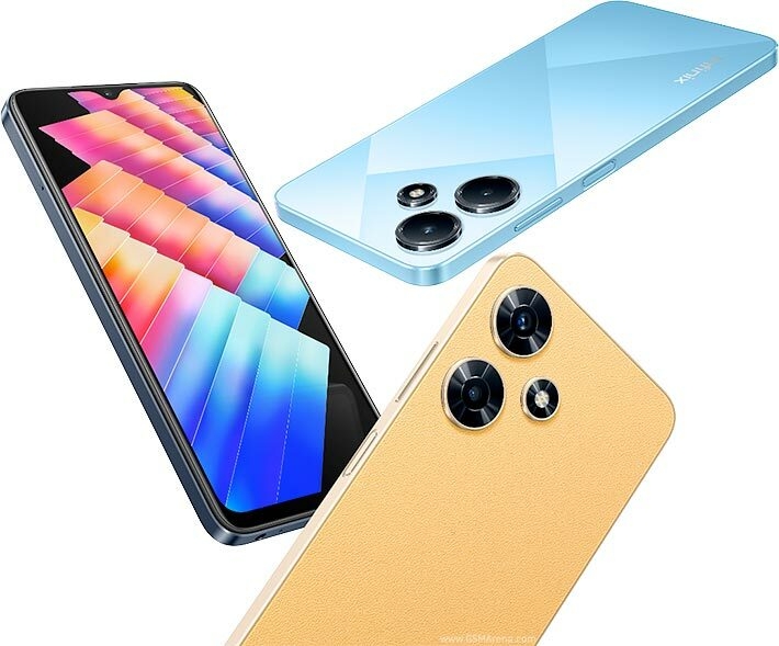 Infinix Hot 30i 128GB 8(4+4)GB RAM Dual SIM 4G LTE Network 13MP Main camera 8MP Selfie 5000mAh 90Hz 6.6" HD+Screen Display Fingerprint Unlock Android 12 Smart Phones
