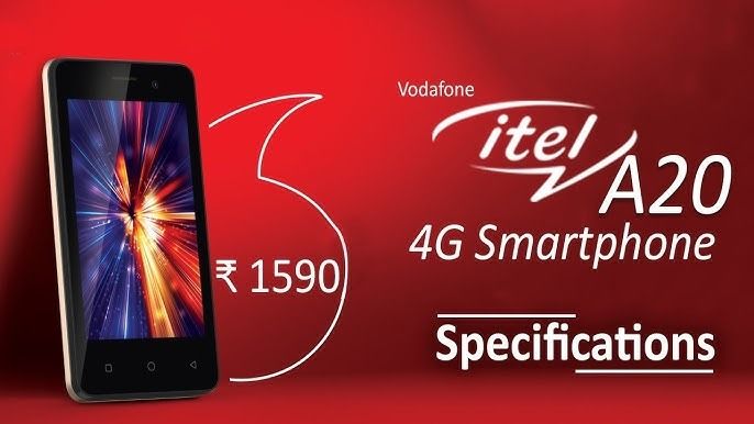 Itel A20, 5 Inch Vibrant HD Bright Display,32GB Storage+4(2+2)GB RAM, 2400mAh battery capacity 5MP MAIN Camera Front Fingerprint and face unlock undroid Smartphones