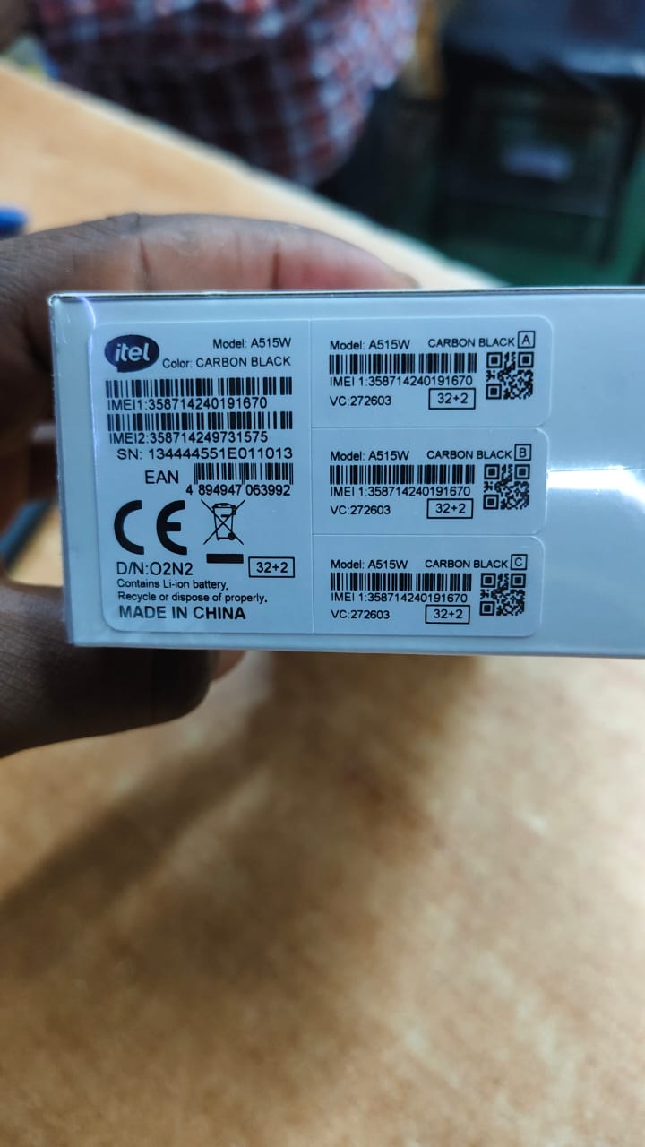 Itel A20, 5 Inch Vibrant HD Bright Display,32GB Storage+4(2+2)GB RAM, 2400mAh battery capacity 5MP MAIN Camera Front Fingerprint and face unlock undroid Smartphones