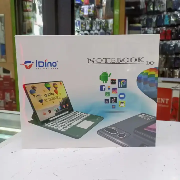 [NEW ARRIVAL ] Idino Notebook 7 RAM: 8GB  512GB ROM 10,000mAh  10.1-inch IPS  Android 12  Quad-Core 3MP Primary Camera, 5MP selfie camera Android TABLETS