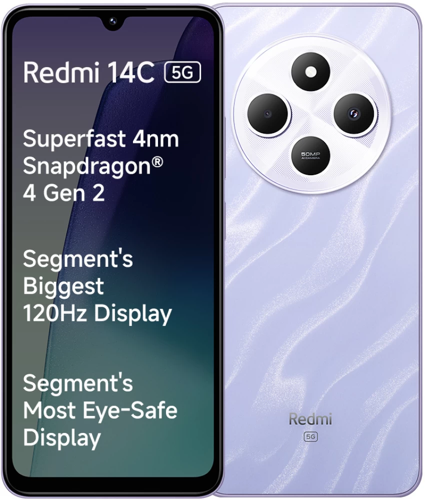 BRAND NEW Xiaomi Redmi 14C 8GB RAM + 256GB Storage 6.88" 120Hz HD+ IPS display 4G Dual Sim 5160mAh Battery 50MP triple main camera Android 14 Smart Phones Mobile Phone +FREE GIFTS