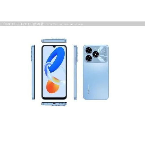 CORN COCO 10 Ultra 4G 128GB Storage Upto 12GB Ram (4 + 8GB Extended ) 6.8'' Screen T606 LTE Octa Core processor 13MP, 8MP Camera 5000mAh Battery Side Fingerprint Android 14 Nano sim smartphone phone