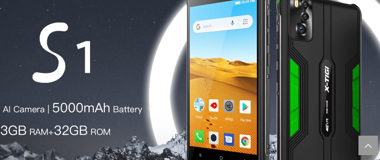 [BRAND NEW] X-TIGI SMART S1 16GB + 2GB RAM, 13MP Dual AI Camera, 5.0" Display, 4G LTE, Android, 5000mAh Battery Capacity , Proccessor Qualcomm 808(MSM8992) Hexa-Core 1.8GHz Dual SIM – SMARTPHONES