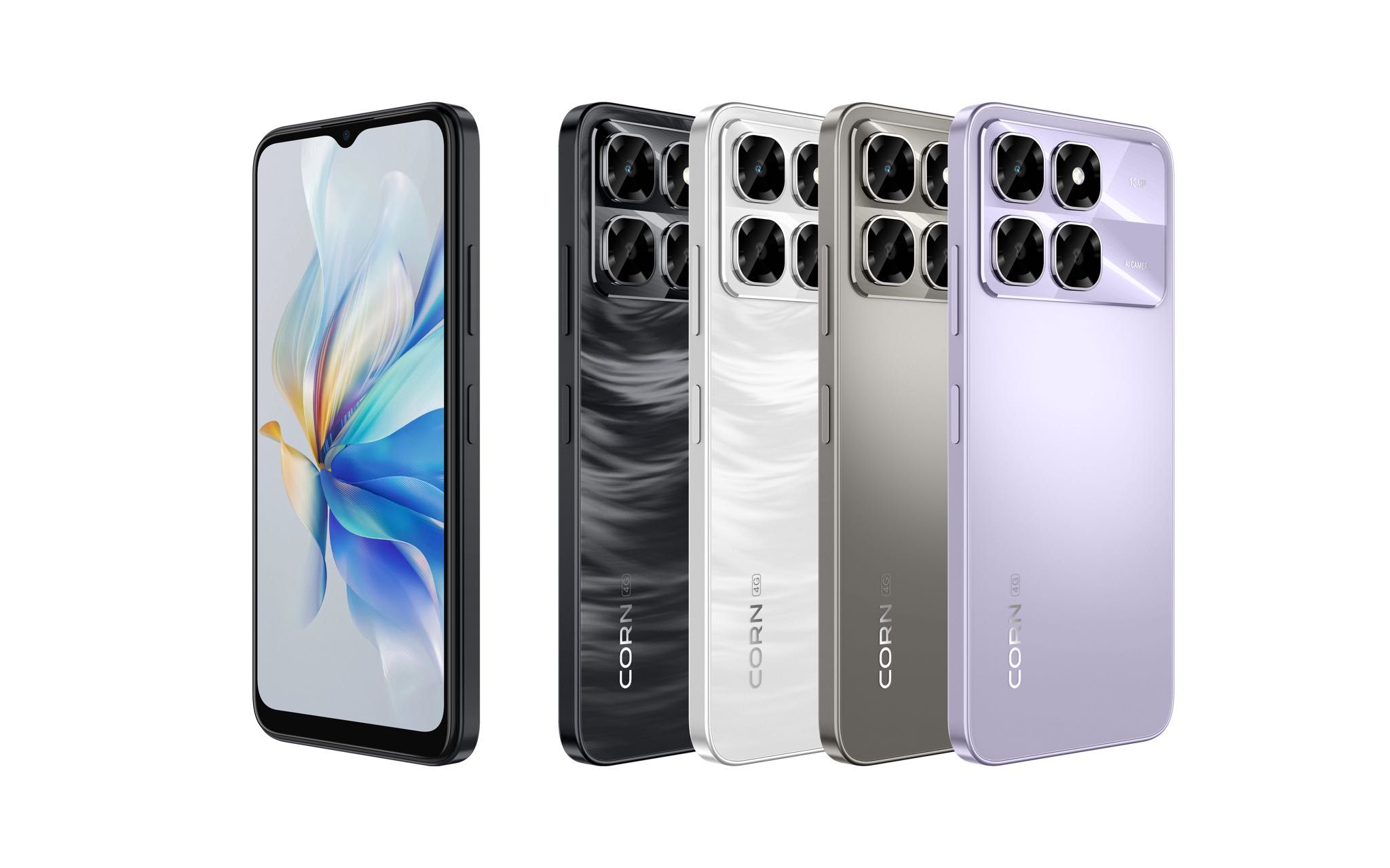 [ NEW ARRIVAL ] CORN PLAY 25 PRO 4G, 6.6" HD+, 64GB ROM +12GB RAM ( 4 GB + 8GB EXTENDED) BATTERY 5000 mAh 13MP MAIN CAMERA DUAL SIM  TYPE-C ANDROID 14 PHONE SMARTPHONES + FREE PODS ,SMARTWATCH AND OTG