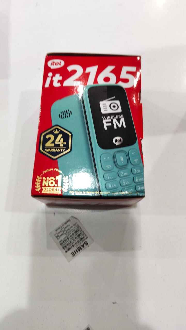 ON OFFER NEW ARRIVAL ITEL IT2165 DUAL SIM CARD SLOT TORCH,FM RADIO,2.8" SCREEN DISPLAY,BATTERY 1000MAH 2000 CONTACTS AND 100 MESSAGES KABAMBE/MULIKA CELL PHONE