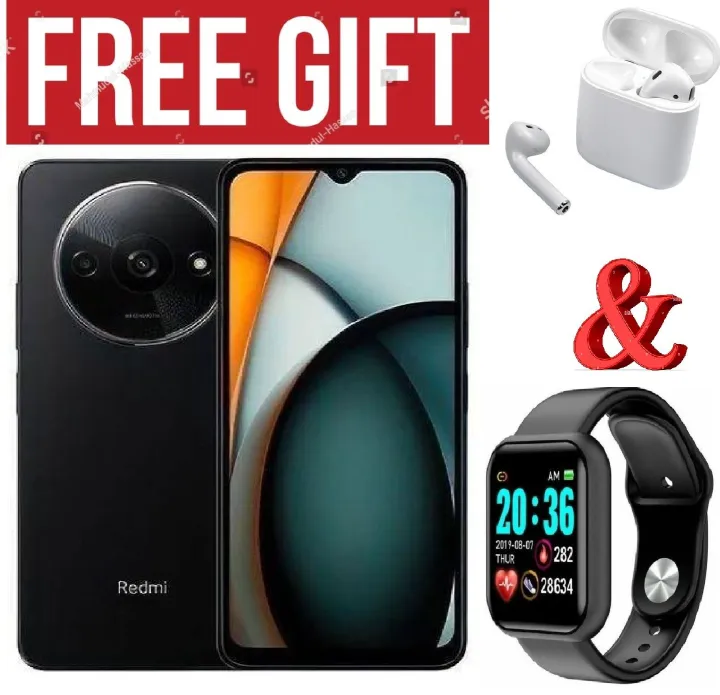 LIMITED DISCOUNT!!!BRAND NEW Redmi A3x 6.71" 4GB RAM + 128GB ROM, Android 14 (Dual Sim) 5000mAh COMES WITH FREE GIFTS ( AIRPODS + SMART WATCH) FOR YOU