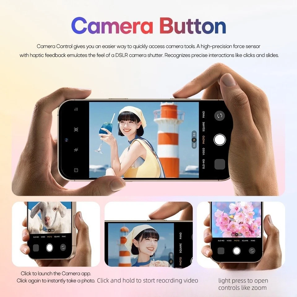 i16 Pro Max Android 14 smartphone 128gb Rom + 6gb Ram 6.6 inches ips screen display 5000mAh battery capacity QUADCORE Processor 13mp dual main camera+ 5 mp selfie android smartphone