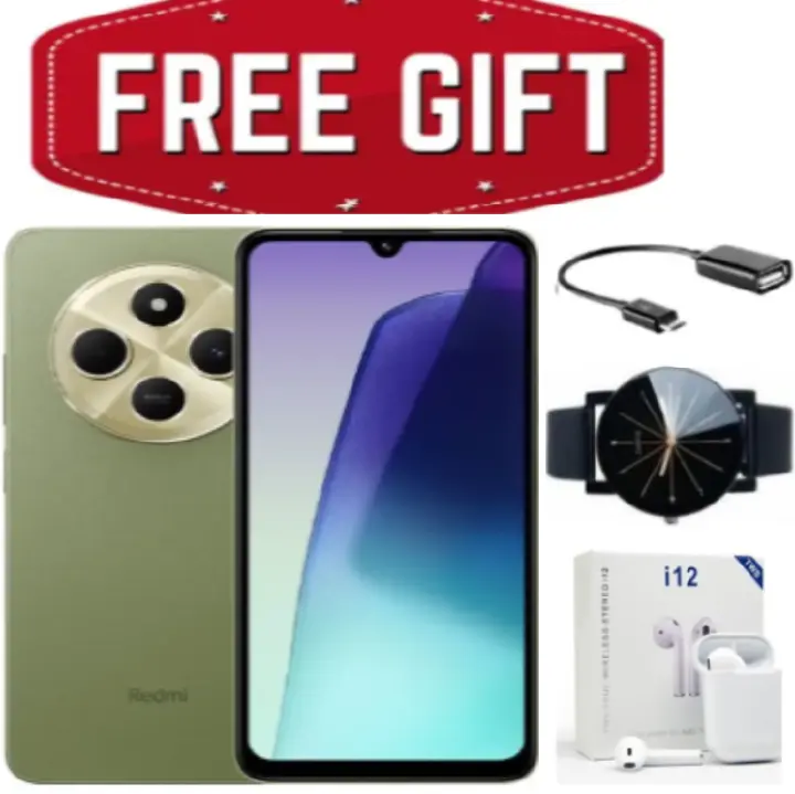 BRAND NEW Xiaomi Redmi 14C 8GB RAM + 256GB Storage 6.88" 120Hz HD+ IPS display 4G Dual Sim 5160mAh Battery 50MP triple main camera Android 14 Smart Phones Mobile Phone +FREE GIFTS