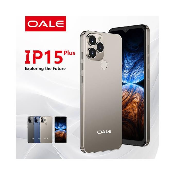 OALE IP15 PLUS CHEAP SMART PHONE 6.52'' water drop screen RAM 3GB+ROM 32GB DUAL SIM CARD BIG BATTERY 4050MAH fingerprint unlock dual sim smartphone