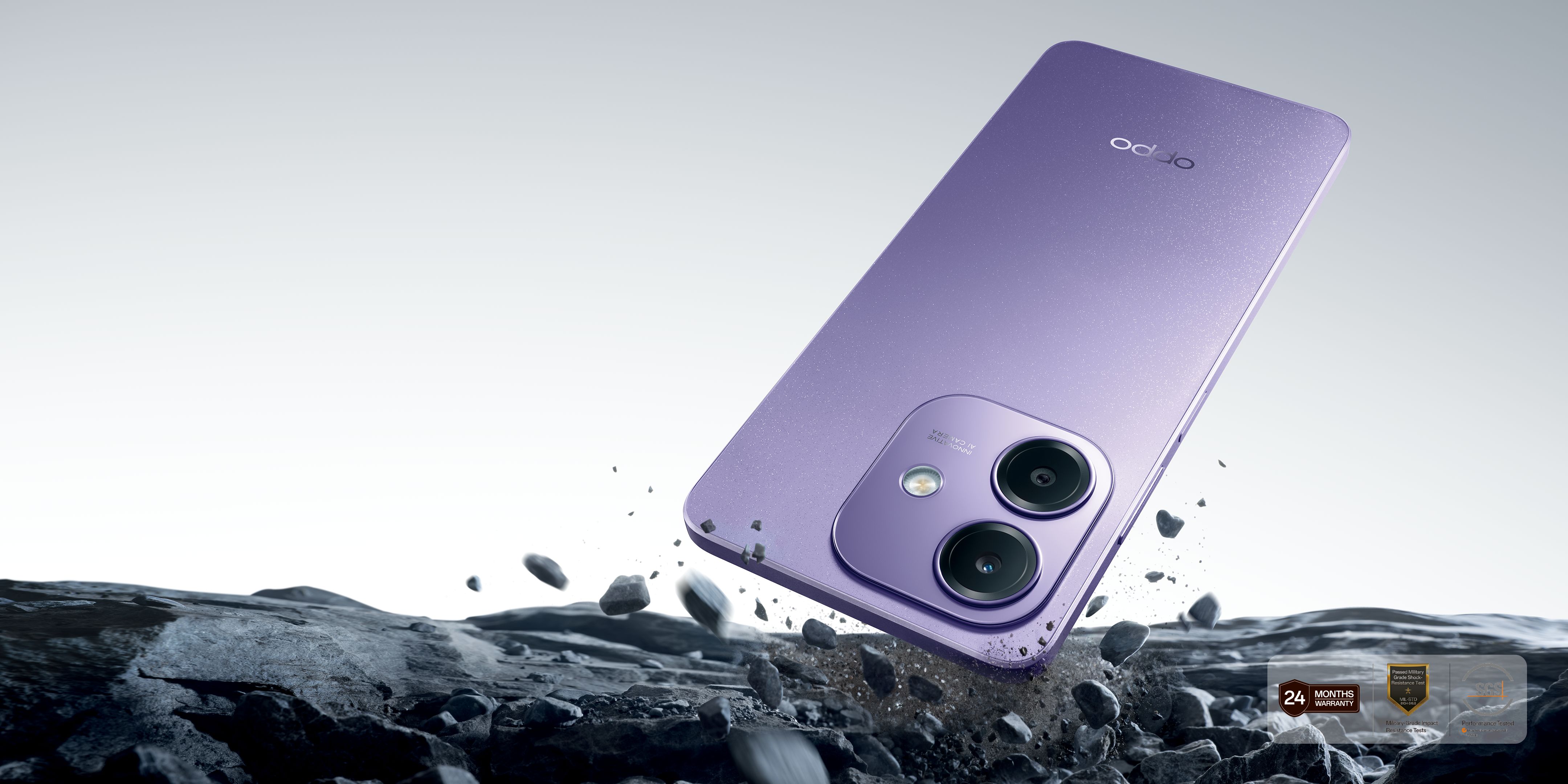 Oppo A3 8GB RAM+256GB ROM 6.67" 90Hz LCD Display 50MP+5MP Camera 5100 mAh Battery (Dual SIM) Android 14 Fingerprint 2yr-Warranty (TYP) 4G Smartphones