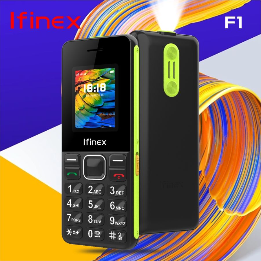 Ifenex F1 Display 1.77 inch tripple sim card WITH  Facebook/Bluetooth/Vibrator/Wireless FM/MP3/MP4 Battery 3300mAh kabambe/katululu/mulika mwizi/button feature phone