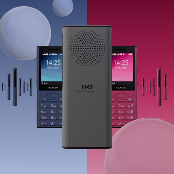 Nokia 130 MUSIC HMD Screen Size 2.4 Inches, SIM Support, Dual Sim, Battery Type 2500 MAh, Type-C Fast Charging - Phones featured phones