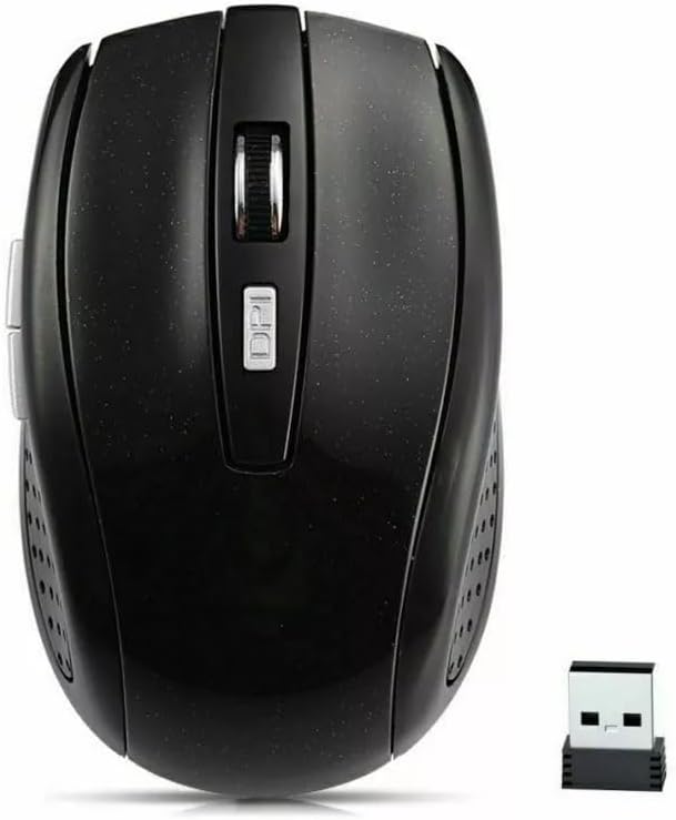 Wireless Mouse - Wireless Mouse for Laptop, 2.4GHz Wireless Mouse with USB Receiver, Ergonomic Mouse with 1600 DPI Optical Resolution, Compatible with Computer & Chromebook+free gifts
