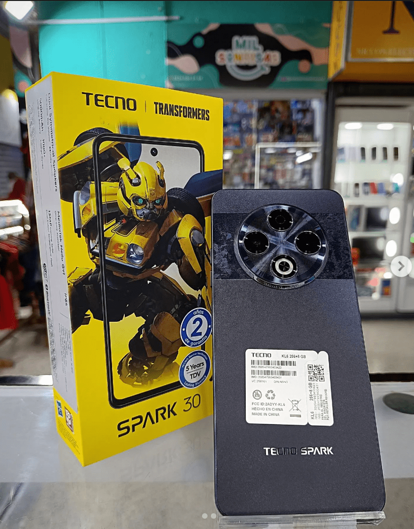 TECNO SPARK 30 128GB +8GB(+8GB Extended RAM) 6.78" SONY IMX682 64MP Camera MTK Helio G91 IP64 Waterproof 5000mAh Smart Phones 4G-Dual SIM Side Fingerprint phone SMARTPHONE