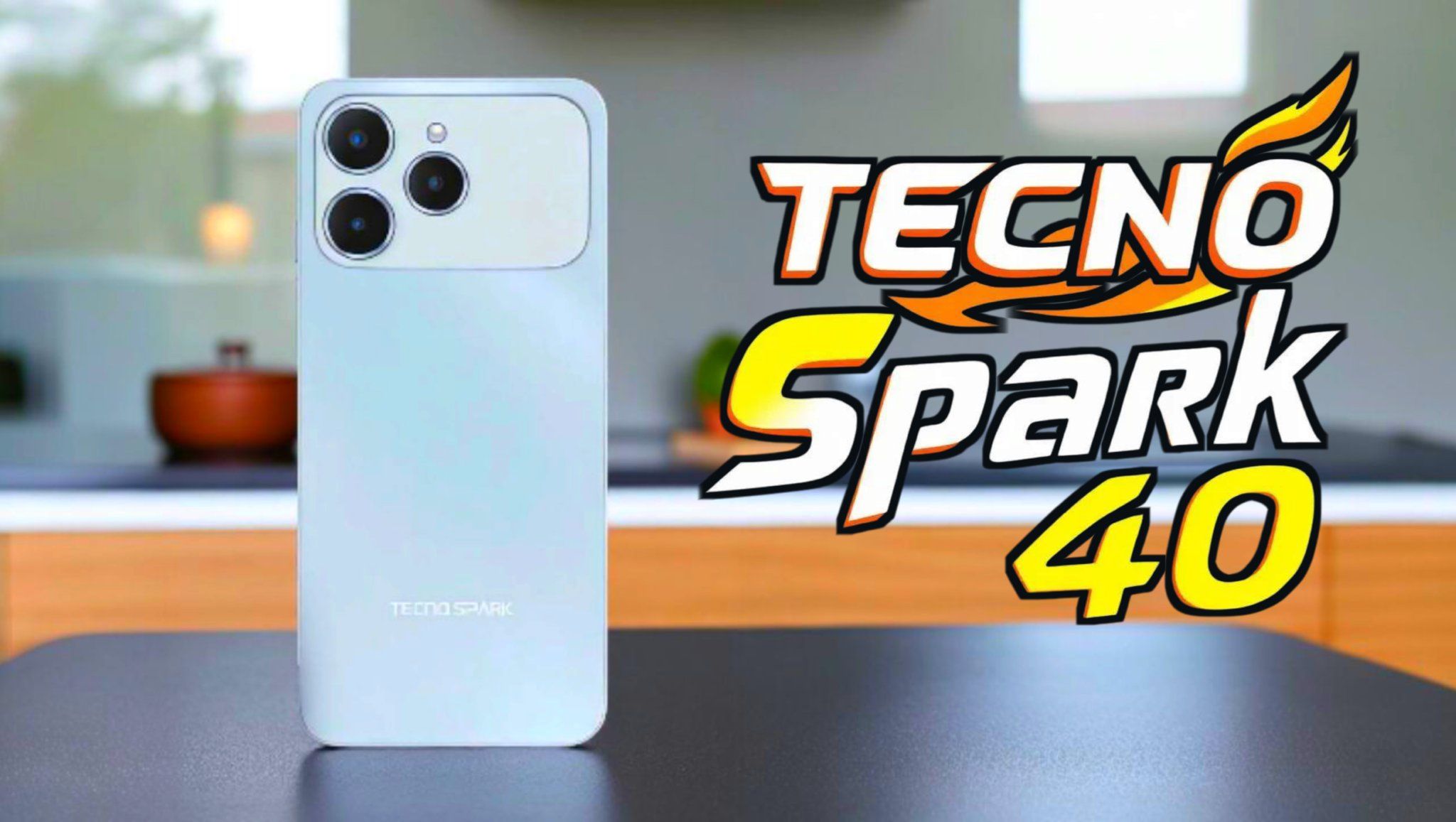 Tecno Spark 40 128GB + 8GB(4+4GB EXTENDED) 6.67'' Hole Screen Camera 50MP Main Camera 8MP Front Camera 45W Super Charging 5200mAh BatterySide Fingerprint Free call without signal smartphone free cover