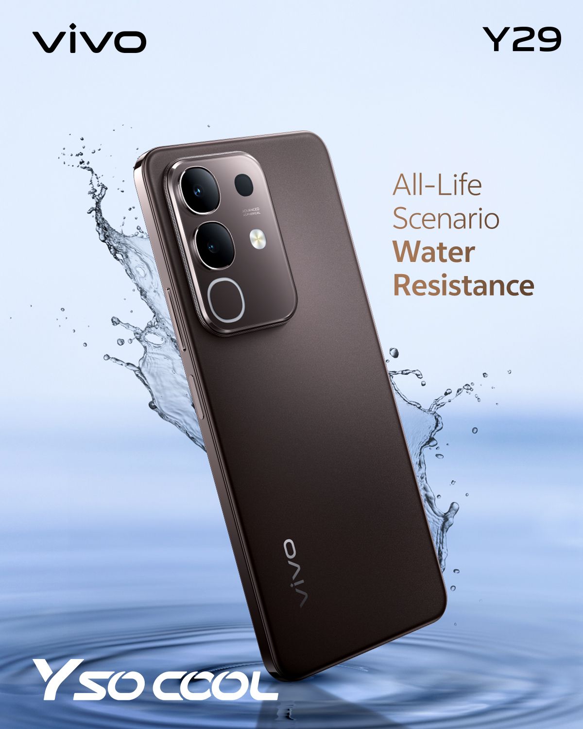 Vivo Y29 DISPLAY 6.68 INCHES 8GB RAM +128GB ROM 6500MAH BATTERY+ 44W FLASH CHARGE DUAL SIM REAR CAMERA 50mp FRONT CAMERA 8mp ANDROID 14 PHONE SMARTPHONE