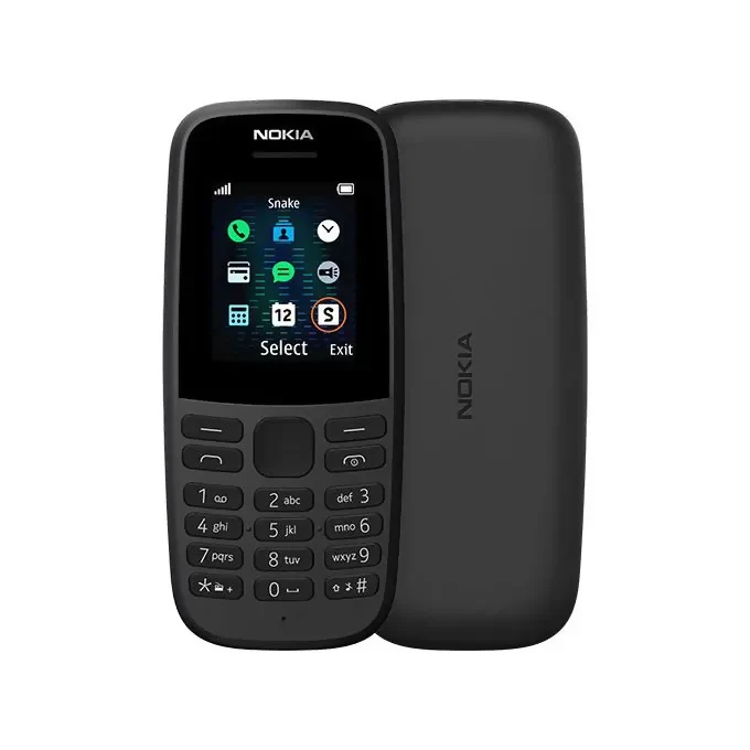 Nokia 105 Original Nokia Phone 800 mAh 1.77`` Dual SIM Cards Unlocked Cheap Durable Old Phone Classic Feature phone kabambe/ Featured phone katululu